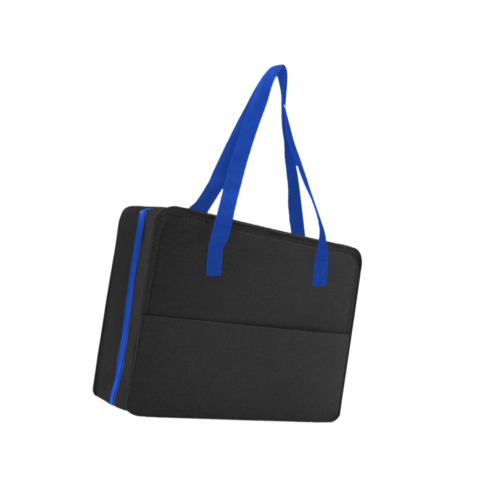 Reusable Bag - กระเป๋าเก็บของในรถยนต์แบบพกพา สำหรับรถโมเดลไดแคสต์ขนาด 1/64 กล่องจัดเก็บโมเดล 104 ช่อง