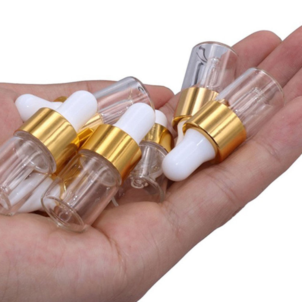 Reusable Bottle - ขวดแก้วบรรจุของเหลว 30 ชิ้น ขวดหยดขนาดกะทัดรัด ใช้ซ้ำได้ สำหรับน้ำมันหอมระเหย