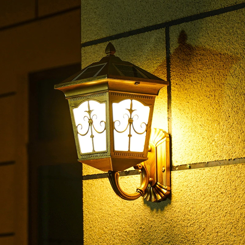 โคมไฟติดผนังพลังงานแสงอาทิตย์  - Solar Garden Light บทวิจารณ์และราคา