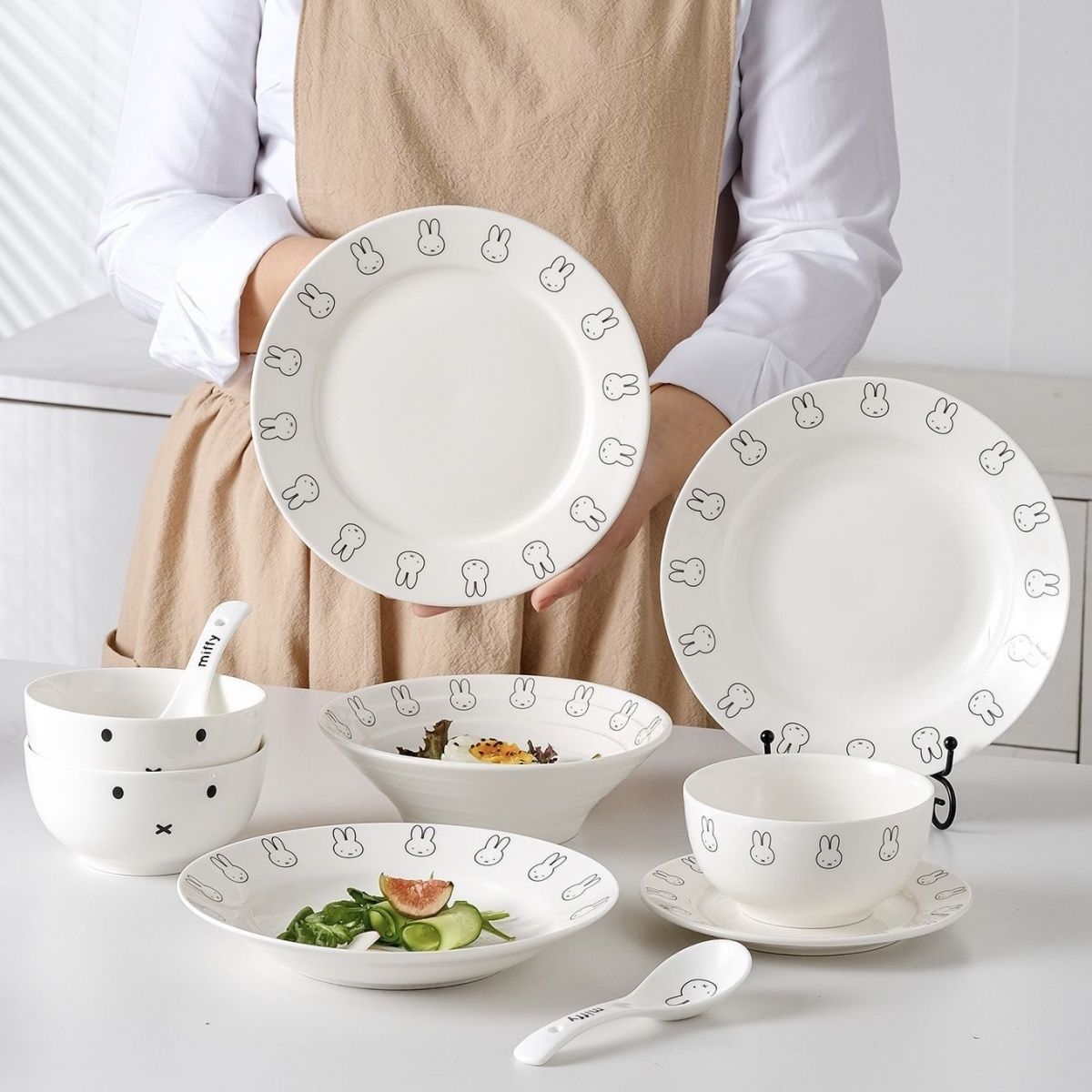 ชุดอาหารเซรามิกน่ารักลายมิฟฟี่ - Bamboo Cutlery บทวิจารณ์และราคา