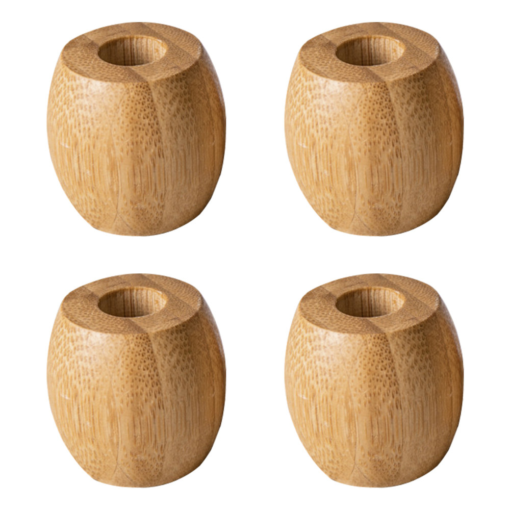 ที่วางของในห้องน้ำไม้ไผ่ 4 ชิ้ - Bamboo Toothbrush บทวิจารณ์และราคา