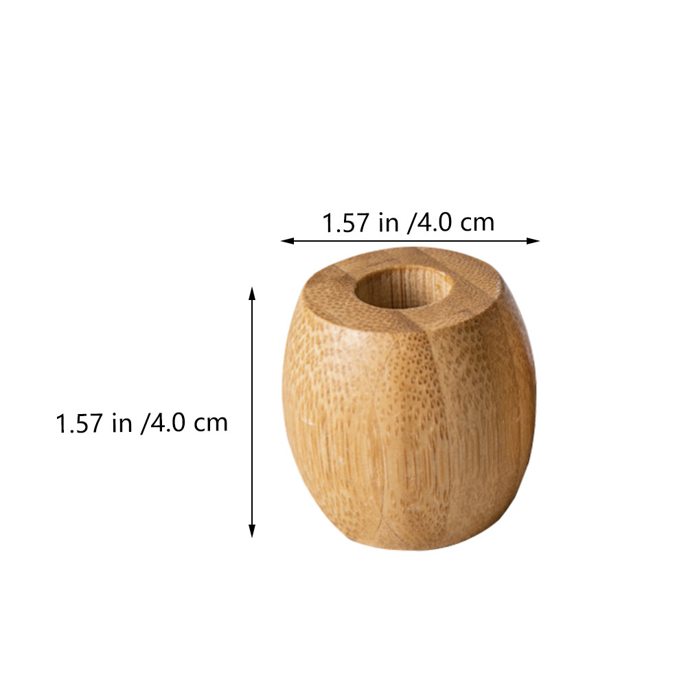 ที่วางของในห้องน้ำไม้ไผ่ 4 ชิ้ - Bamboo Toothbrush บทวิจารณ์และราคา