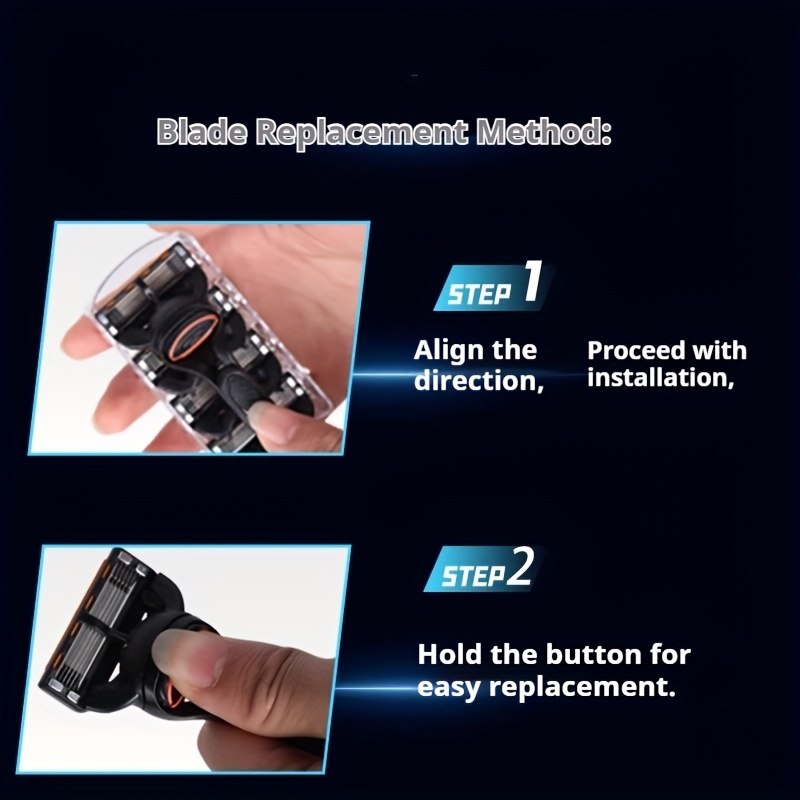 ใบมีดโกนสำหรับผู้ชาย 6 ชั้น ทำ - Safety Razor Handle บทวิจารณ์และราคา