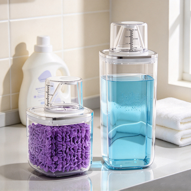 ภาชนะสำหรับเก็บผงซักฟอก พร้อมถ - Reusable Bottle บทวิจารณ์และราคา