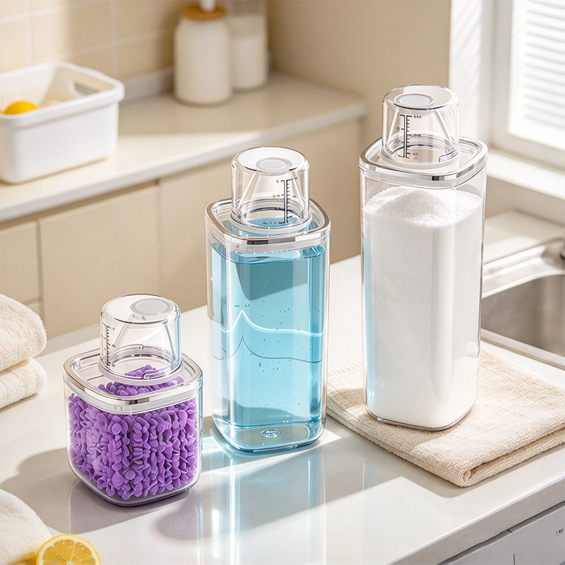 ภาชนะสำหรับเก็บผงซักฟอก พร้อมถ - Reusable Bottle บทวิจารณ์และราคา