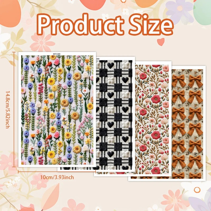 สติกเกอร์ลายดอกไม้หลากสี ทำจาก - Beeswax Wrap บทวิจารณ์และราคา