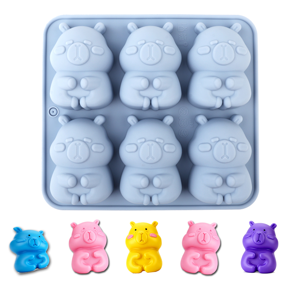 1 แม่พิมพ์ซิลิโคนรูปคาปิบาราสุ - Eco Soap บทวิจารณ์และราคา