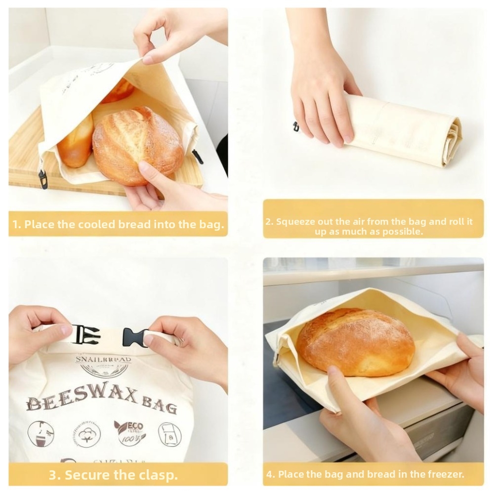 ถุงขนมปังเคลือบแว็กซ์ผึ้งแบบใช - Reusable Bag บทวิจารณ์และราคา
