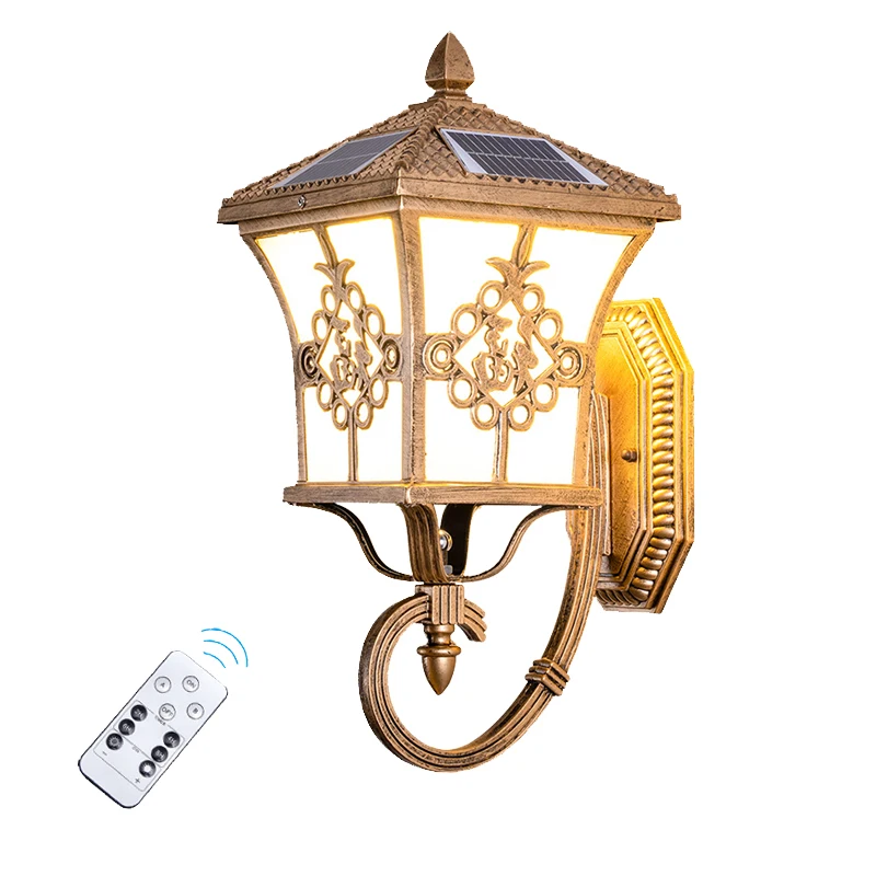 โคมไฟพลังงานแสงอาทิตย์สไตล์ยุโ - Solar Garden Light บทวิจารณ์และราคา