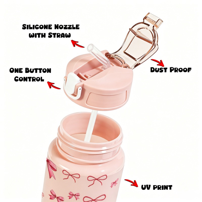 ขวดน้ำแบบใช้ซ้ำได้ ป้องกันการร - Reusable Straw บทวิจารณ์และราคา