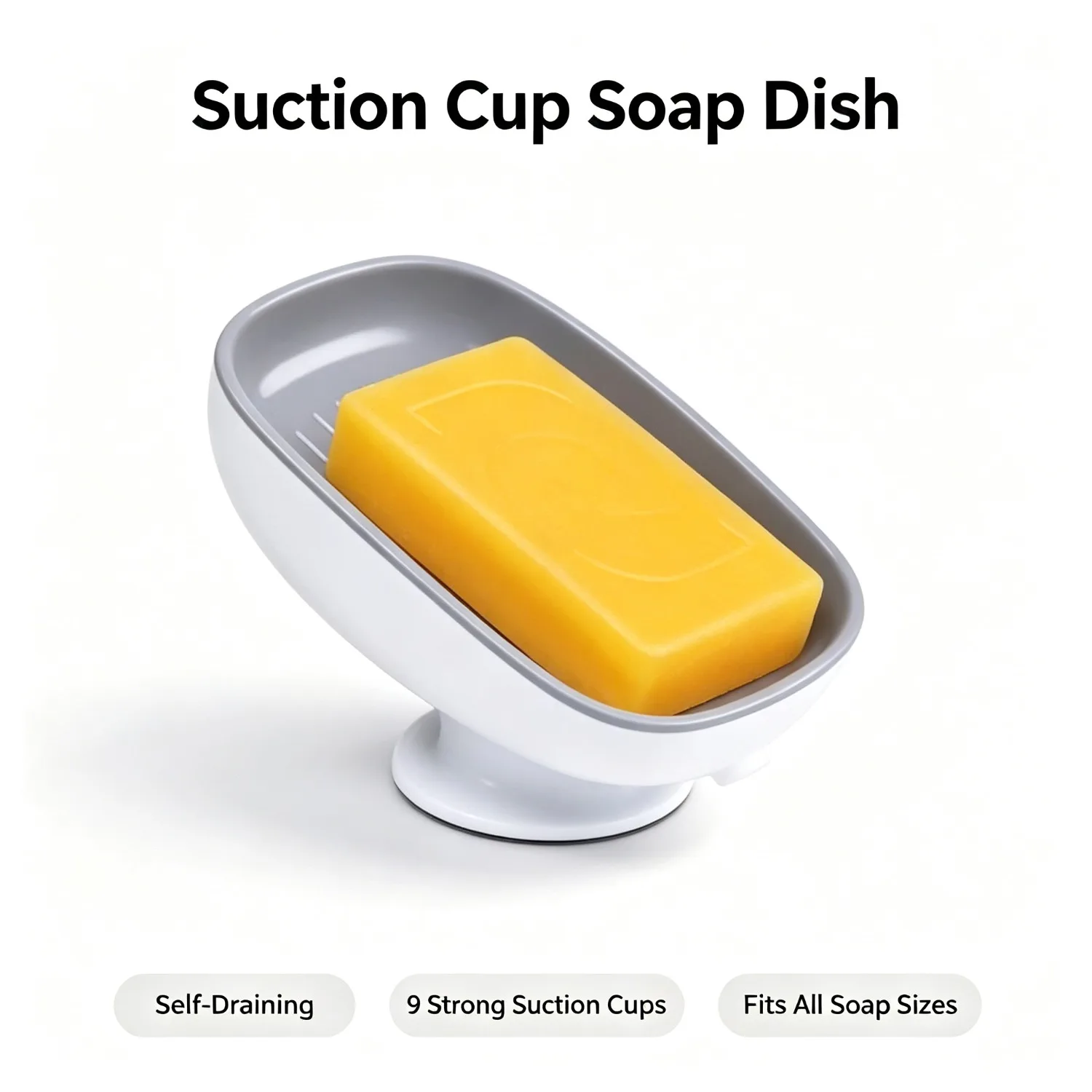 ที่วางสบู่แบบมีที่ระบายน้ำ 1 ช - Eco Sponge บทวิจารณ์และราคา