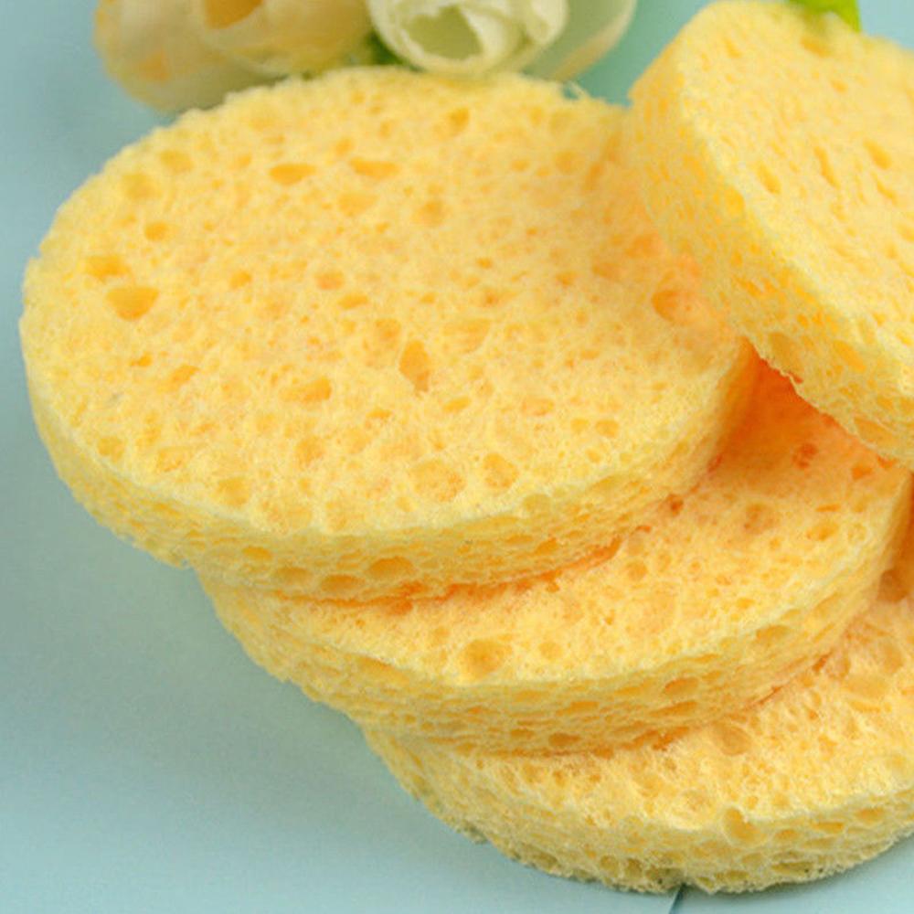 10pcs 6-9 ซม.สีเหลืองรอบแต่งหน - Eco Sponge บทวิจารณ์และราคา